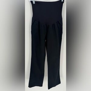 indigo Blue Black Boot Cut Maternity Jeans